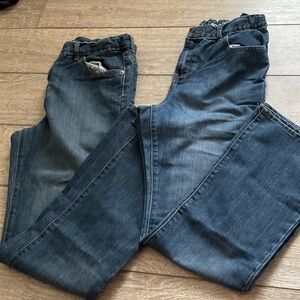 Boys Dark Blue Bootcut Jeans